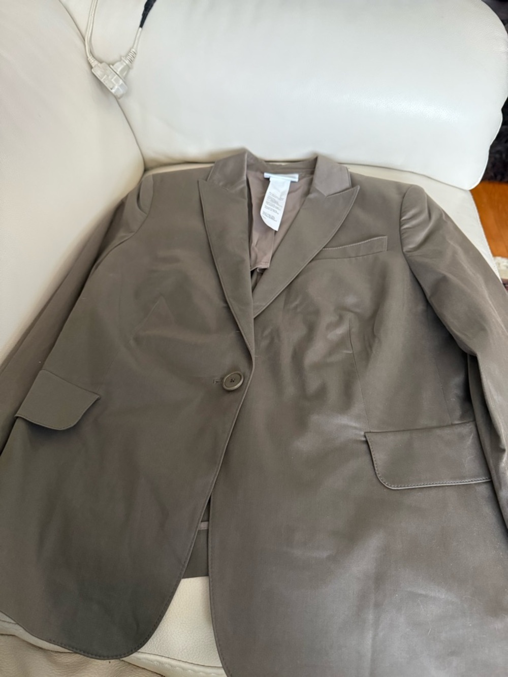Akris Tailored Taupe Women's Blazer Jacket - Picture 2 of 10